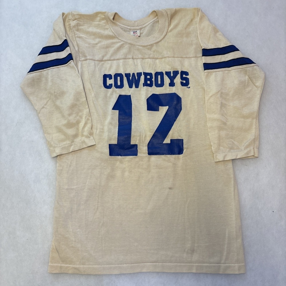VTG DALLAS COWBOYS ROGER STAUBACH THROWBACK JERSEY Y (14-16) MADE IN USA  Sears
